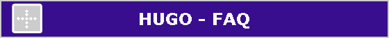 HUGO - FAQ