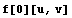 f[0][u, v]