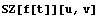 SZ[f[t]][u, v]