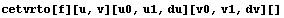 cetvrto[f][u, v][u0, u1, du][v0, v1, dv][]