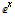 e^x