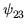 $ \psi_{{23}}^{}$