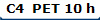 C4  PET 10 h