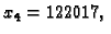 $ x_4=122017,$