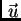 $ \vec{\,u}$