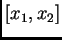 $ [x_1,x_2]$