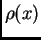 $ \rho(x)$
