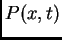 $ P(x,t)$
