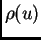 $ \rho(u)$