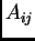 $ A_{ij}$