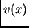 $ v(x)$