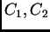 $ C_1,C_2$