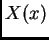 $ X(x)$