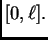 $ [0,\ell].$