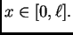 $ x \in [0,\ell].$