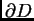 $ \partial{D{}}$