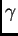 $ \gamma{}$