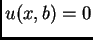 $ u(x,b)=0$