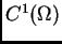 $ C^1(\Omega{})$
