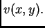 $ v(x,y).$