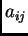 $ a_{ij}$