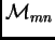 $ {\cal M}_{mn}$