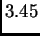 $\displaystyle 3.45$