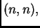 $ (n,n),$