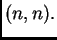 $ (n,n).$