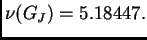 $ \nu(G_J)=5.18447.$