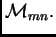$ {\cal M}_{mn}.$
