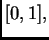 $ [0,1],$