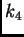$\displaystyle k_4$