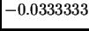 $\displaystyle -0.0333333$