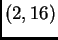 $ (2,16)$