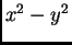 $ x^2-y^2$