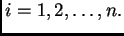 $ i=1,2,\ldots,n.$