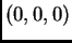 $ (0,0,0)$