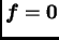 $ \boldsymbol{f}=\textbf{0}$