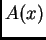 $ A(x)$