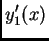 $\displaystyle y_1'(x)$
