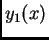$\displaystyle y_1(x)$