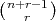 (      )
 n+rr- 1