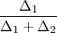   Δ1
Δ---+-Δ-
  1    2