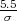 5.5
 σ