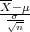 --
X√-σμ
  n