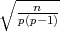 ∘ ------
  p(np-1)