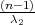 (n-1)
  λ2