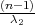 (n-1)
  λ2