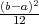 (b-a)2
 12